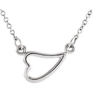 Sterling Silver Heart Necklace